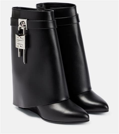 givenchy black studded ankle boots|shark boots pick up today.